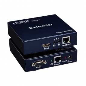 100M HDMI Extender via single Cat-6 Support 4Kx2K/HD BaseT/RS232