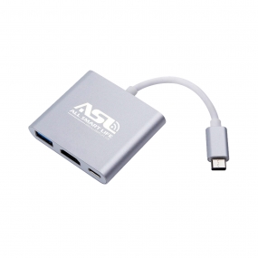 Type C Digital AV Multiport Adapter,USB 3.1 USB-C to HDMI Adapter 4K,USB 3.0and1Type C Charging Port