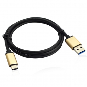 USB 3.1 Type C to USB3.0 Male Charging & Data Cable for Apple New MacBook, Chromebook Pixel-Golden
