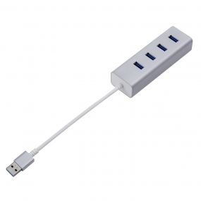 USB-C to 4-Port USB 3.0 Hub for USB 3.0 Devices Including the new MacBook, ChromeBook Pixel
