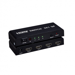 HD 3X1 Port HDMI Switch Support 720p/1080i/1080p