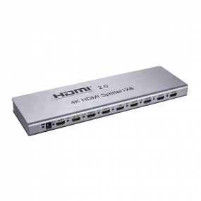 1X8 HDMI 2.0 splitter Support 4K/IR extension/EDID management / RS232