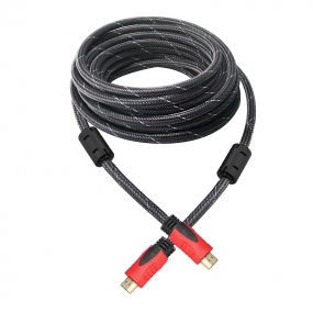 Wholesale Nylon weave HDMI Cable - 25 Feet 8 Meter Full HD High Speed Cable, Supports Ethernet, 3D