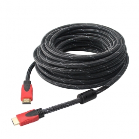 Wholesale HDMI Cable 50 FT 15M - Braided Cord  - High Speed -Audio Return Channel-HD 1080p, Apple TV
