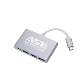 Allsmartlife USB-C Multiport Adapter, Type C to 3-Port USB 3.0 data Hub support charging the New Macbook and data transfer for the New Macbook, New Chromebook Pixel and Other USB-C(Type-C) Devices