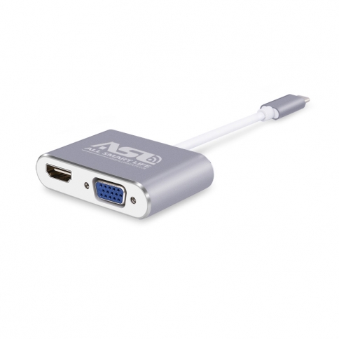 USB C to HDMI VGA Adapter