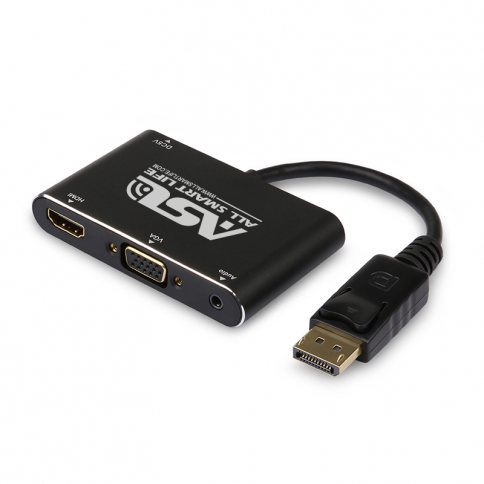 Black HDMI to VGA Adaptor