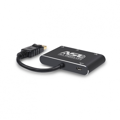 DisplayPort to VGA HDMI All-in-One Converter Adapter